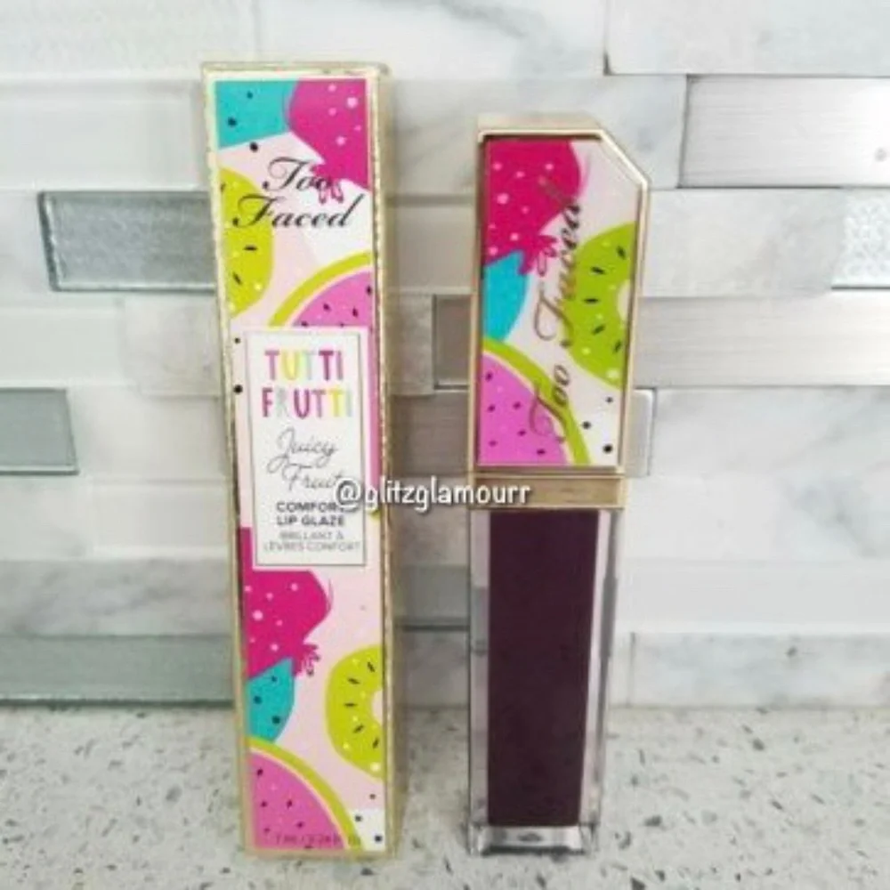 💜Too Faced Tutti Frutti Juicy Fruits Comfort Lip Glaze💜